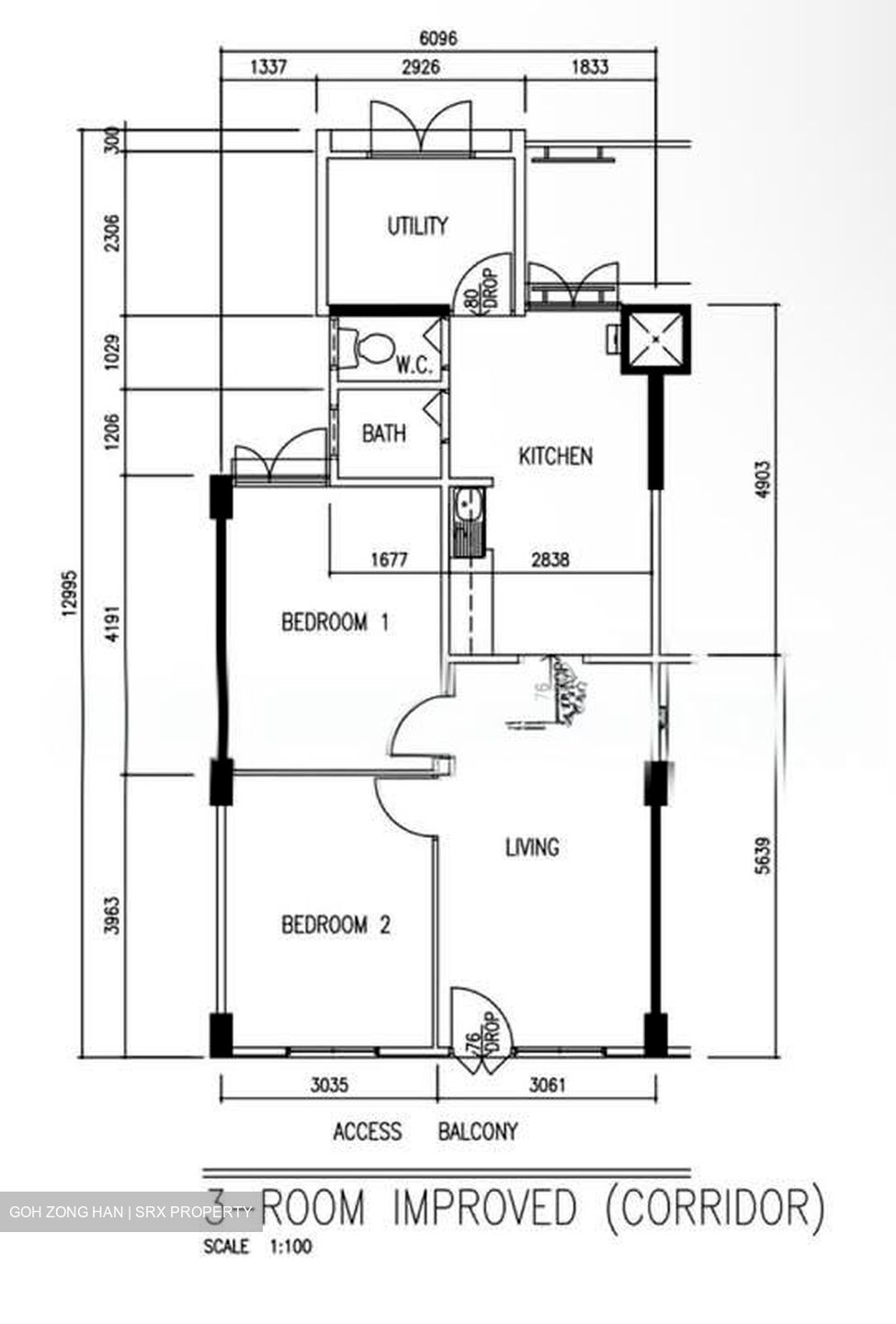 Blk 128 Bukit Merah View (Bukit Merah), HDB 3 Rooms #587118091